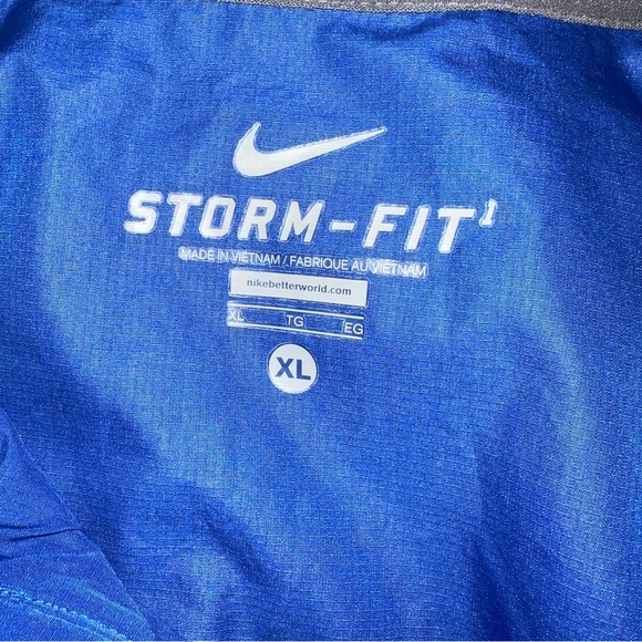Nike Jacket Storm Fit Windbreaker Football Baseball Sz XL 1/4 Zip Georgia State - Picture 7 of 10